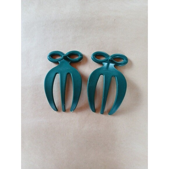 Extra Hands Vintage Salad Tosser Green - Made in USA - Picture 1 of 6